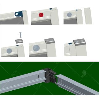 Душевой уголок RGW CL-48B (CL-14B + Z-050-1B) 32094882-014 120x80см чёрный